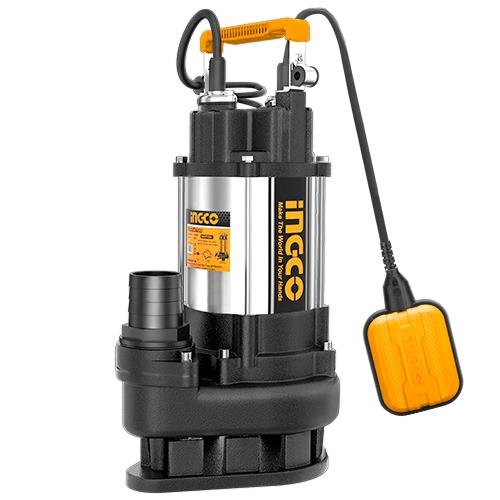 SPDS7508Sewage submersible pumpVoltage:220-240V~50HzRated power:750W(1.0HP)Max.head:13m Max. flow:300L/min