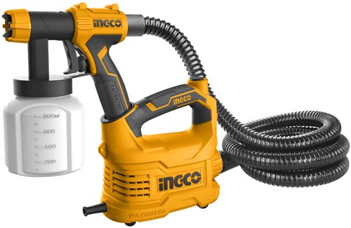 SPG5008HVLP spray gunVoltage:220-240V~50/60HzMax. flow:850ml/minMax. viscosity:120DIN-s