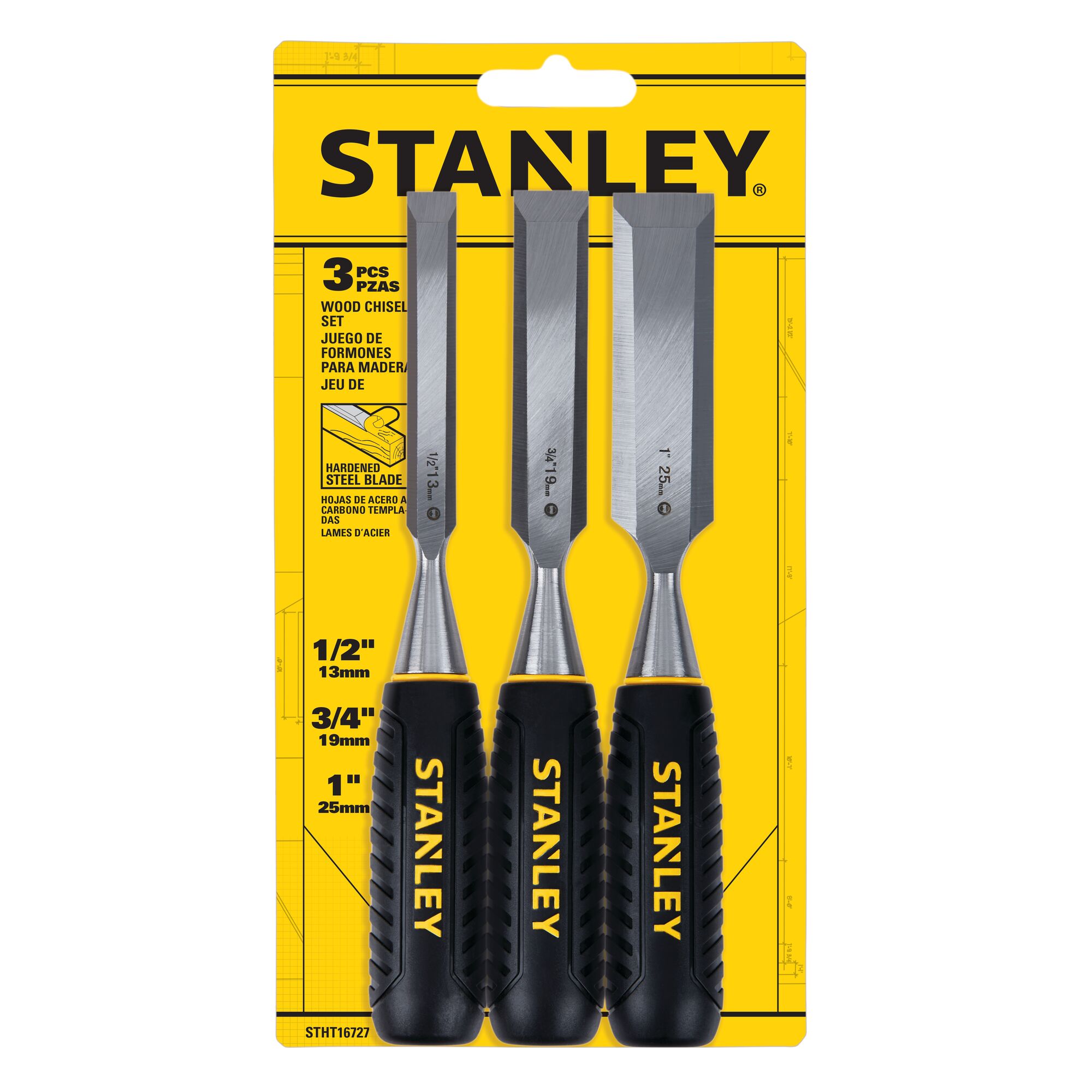 Wood Chisel Set (3 pc.)