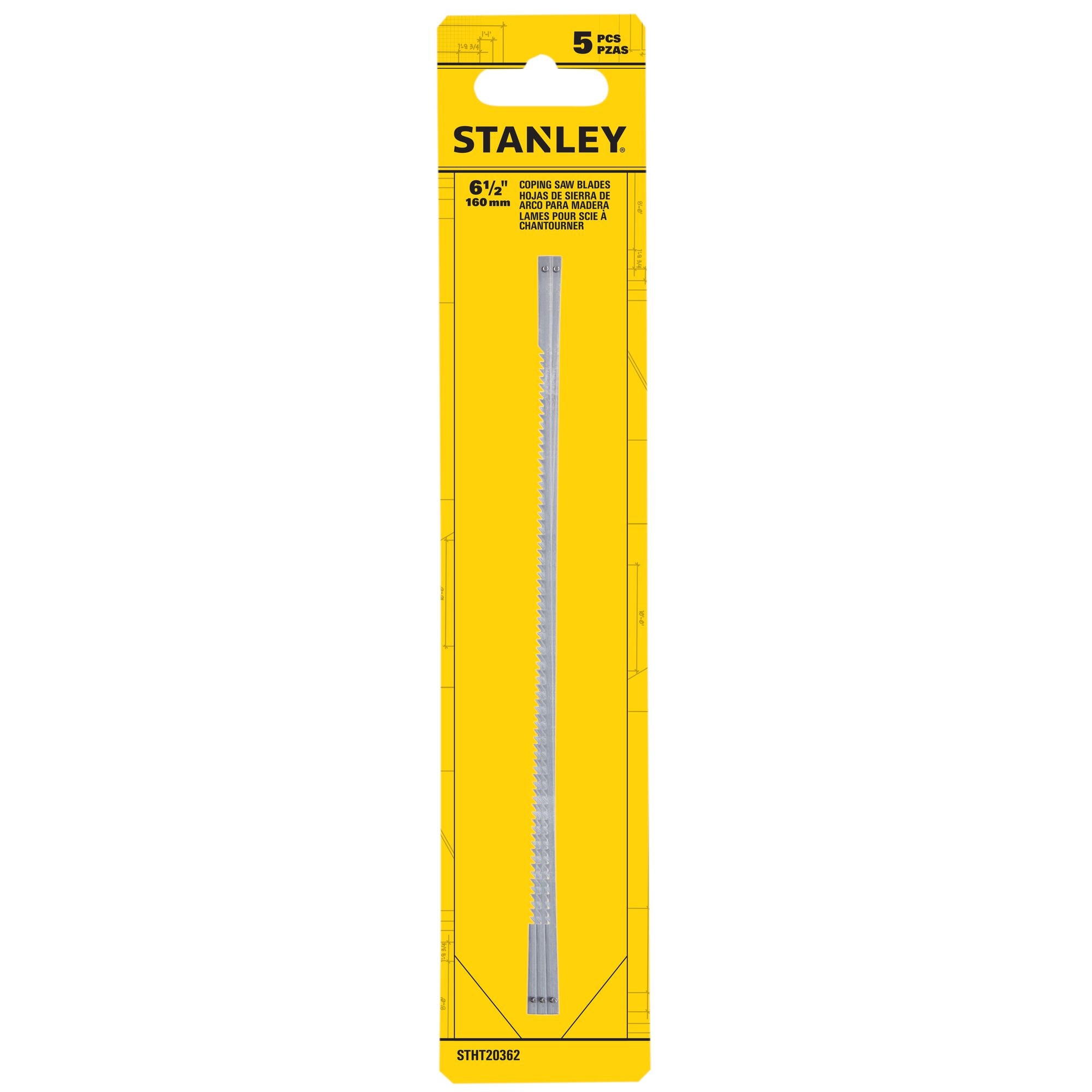 6 in Coping Saw Blade Pack (5 pc)