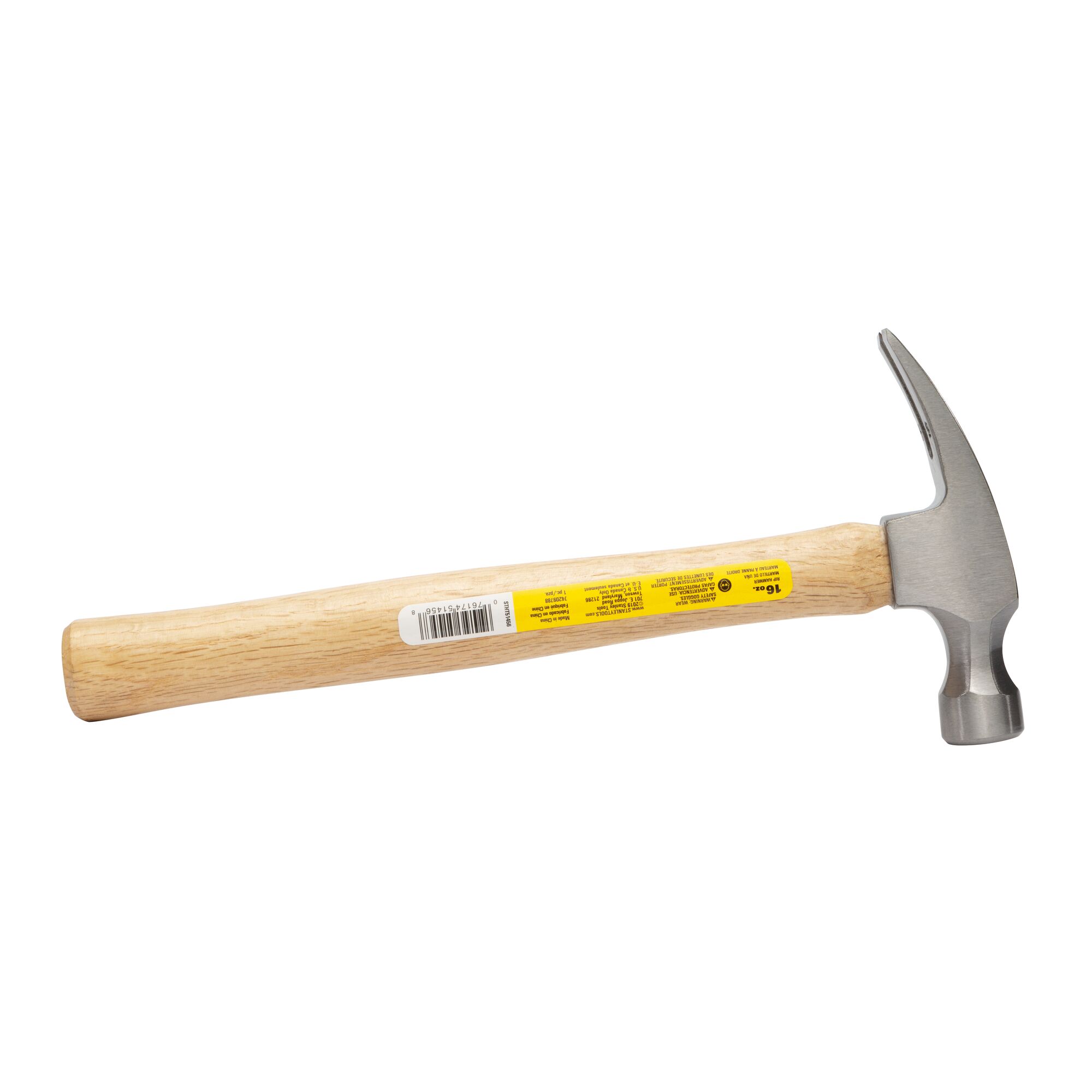 16 oz RIP CLAW WOOD HANDLE HAMMER
