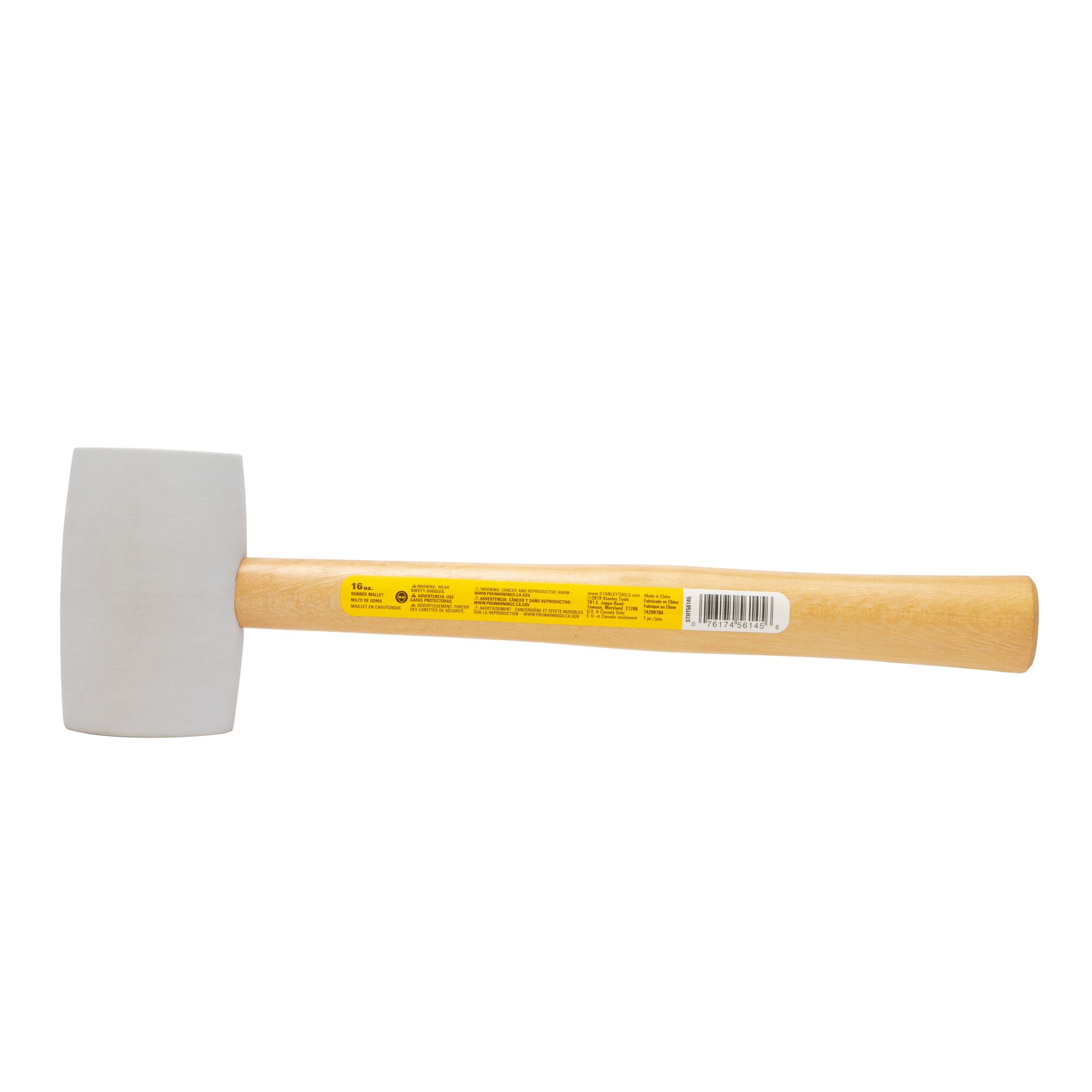 16 oz White Rubber Mallet