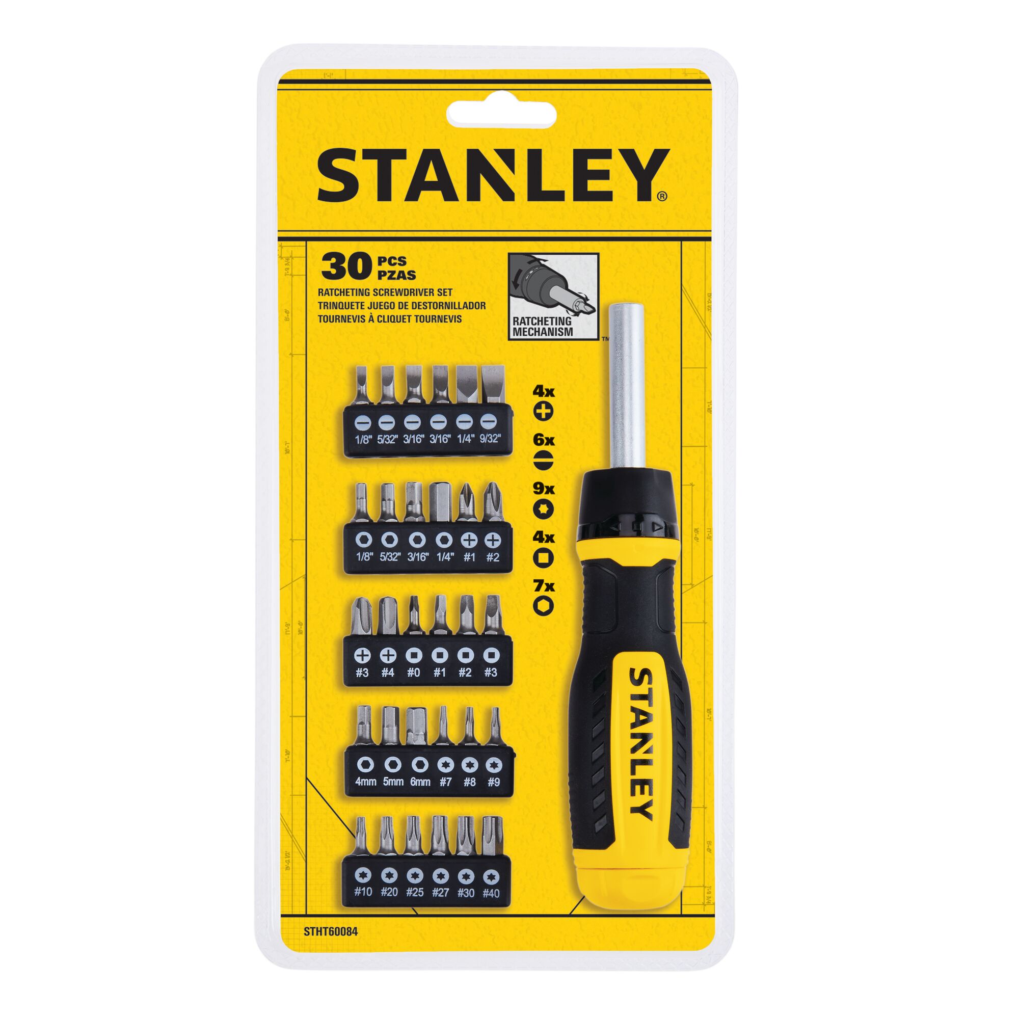 Ratcheting Screwdriver Set (30 pc)