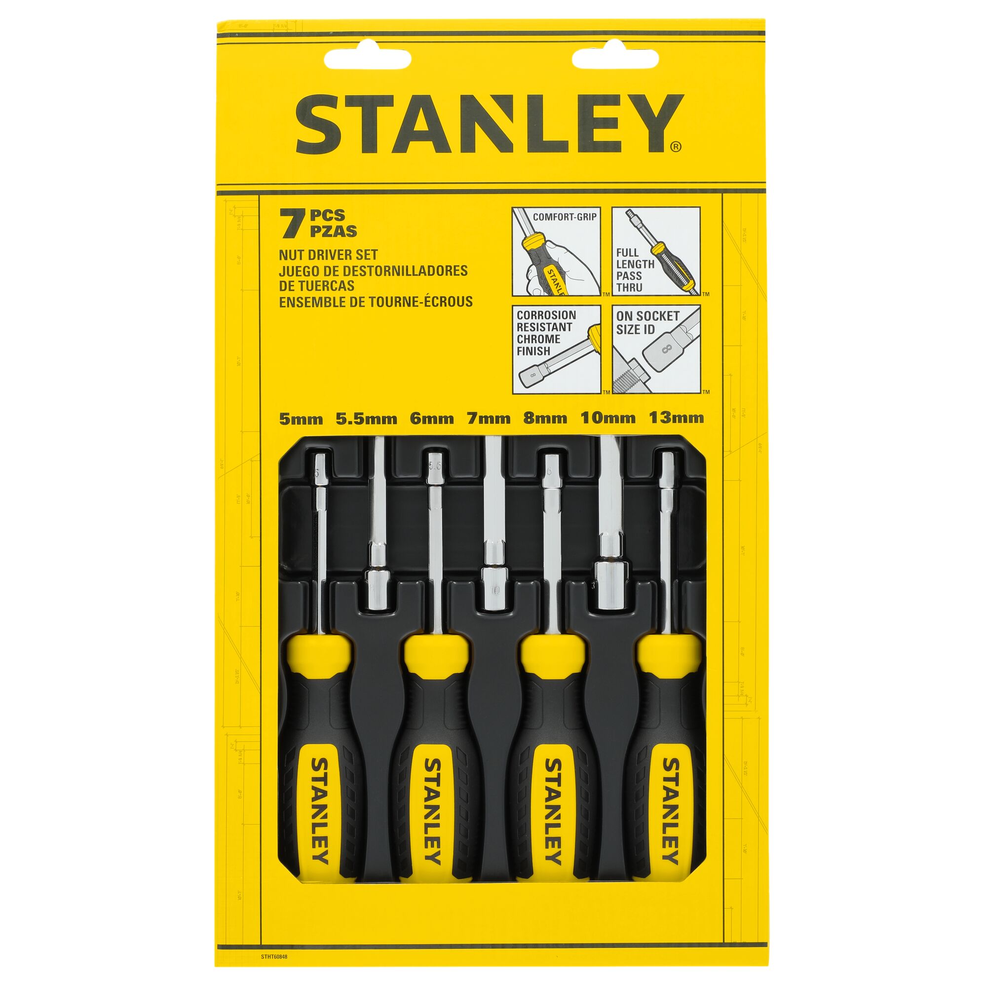 7 pc Metric Nut Driver Set
