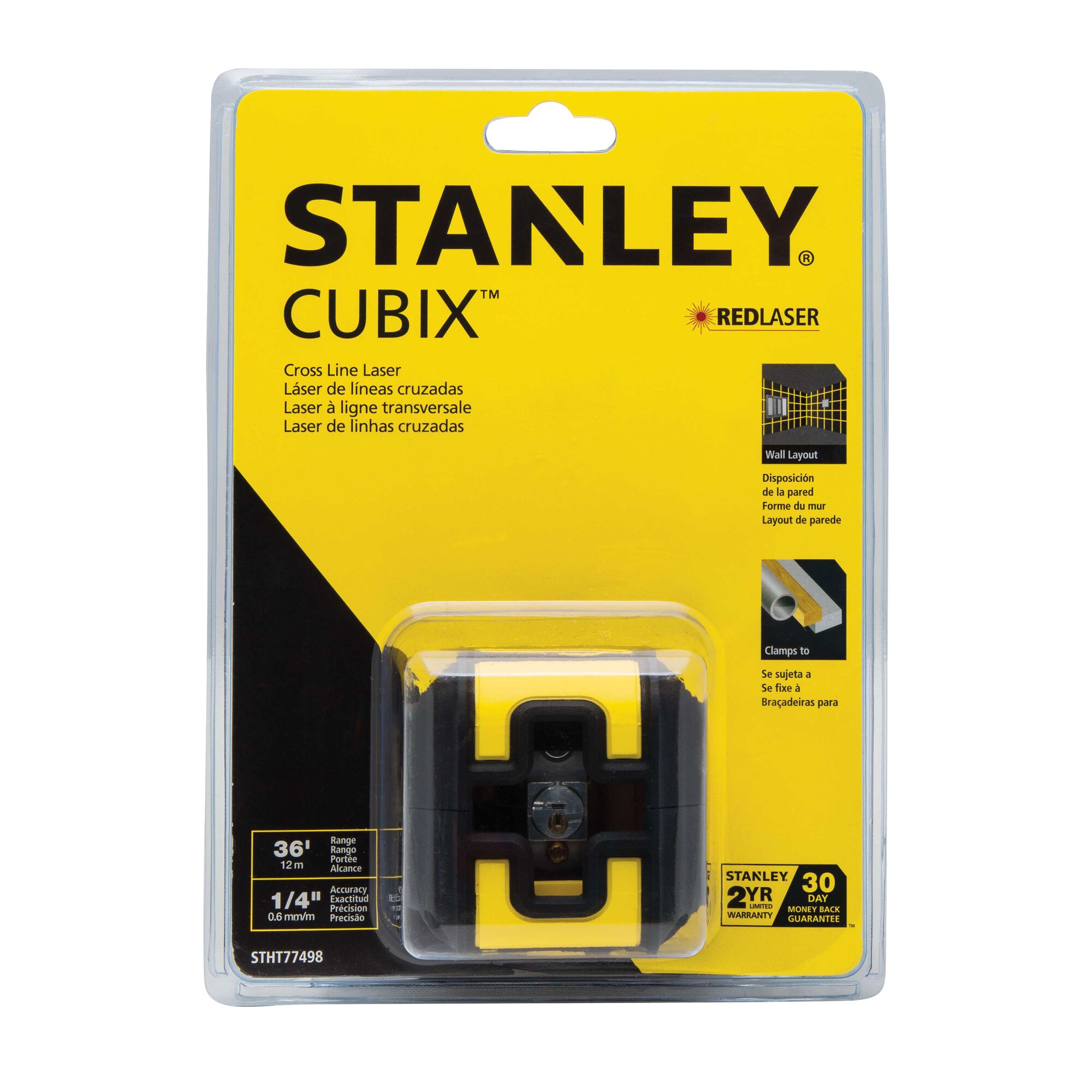 CUBIX® Red Beam Cross Line Laser Level