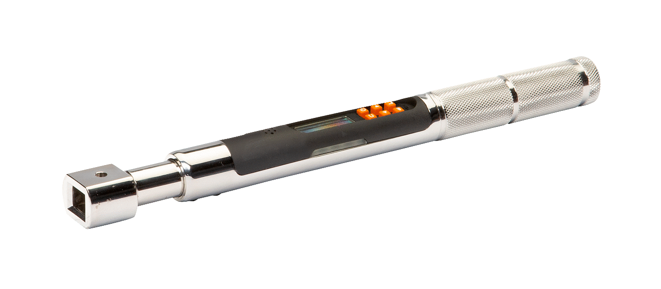 Electronic Torque and Angle Slim Wrench with Rectangular Interchangeable Head