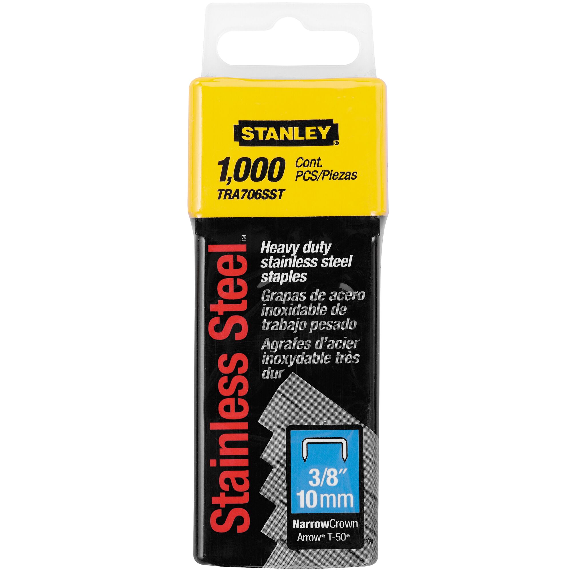 3/8 in Stainless Steel Heavy Duty Staples (1000 pc)
