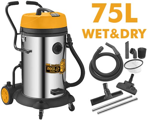 VC24751Vacuum cleanerVoltage: 220V-240V~50/60HzInput power: 2X1200WDust capacity:75L