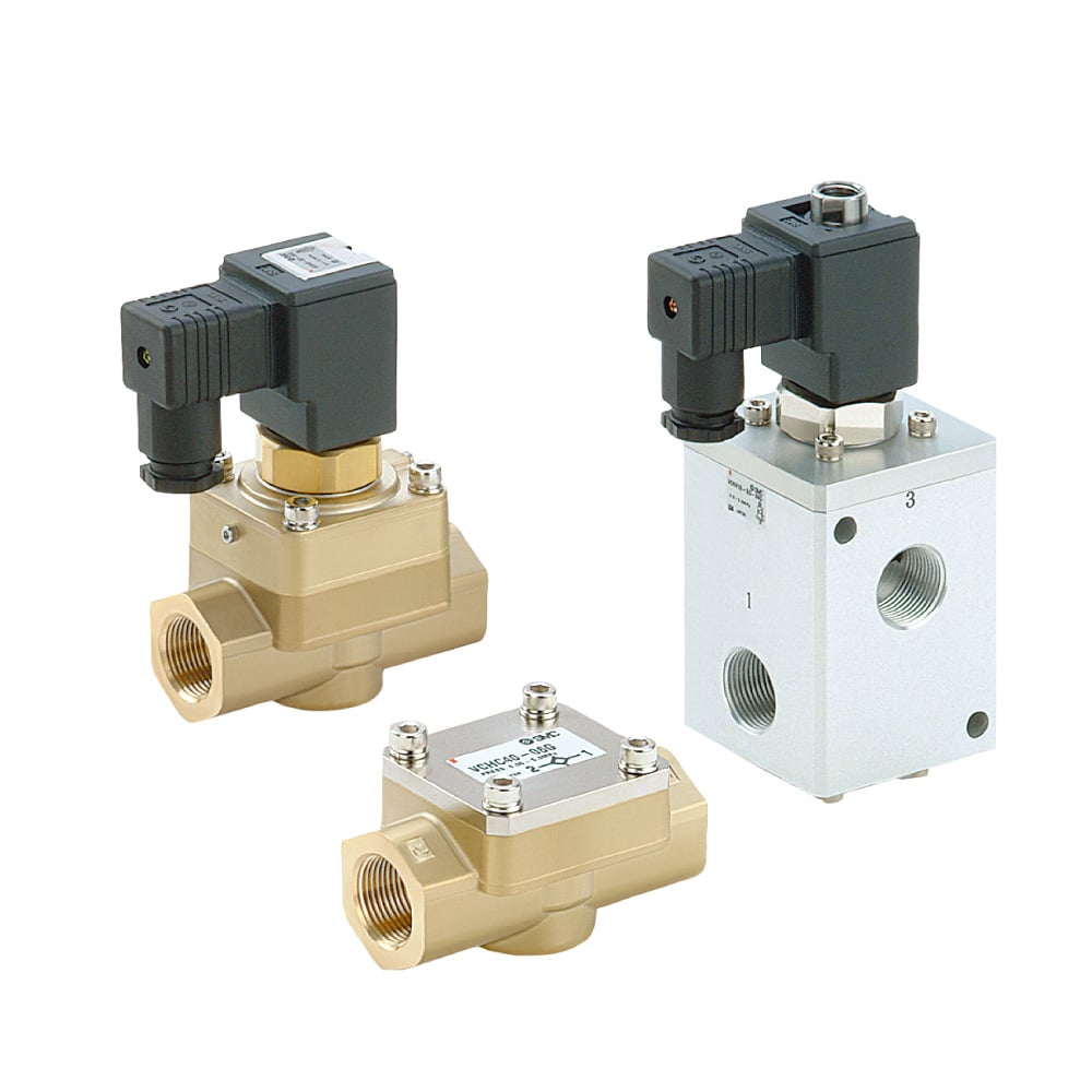 5.0 MPa Pilot Operated 2/3-Port Solenoid Valve & Check Valve VCH/VCHC