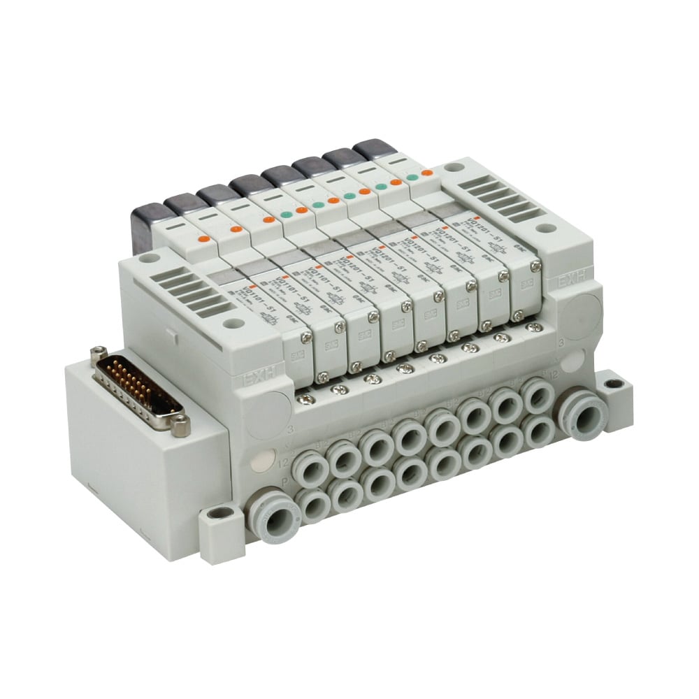 5-Port Solenoid Valve VQ1000/2000