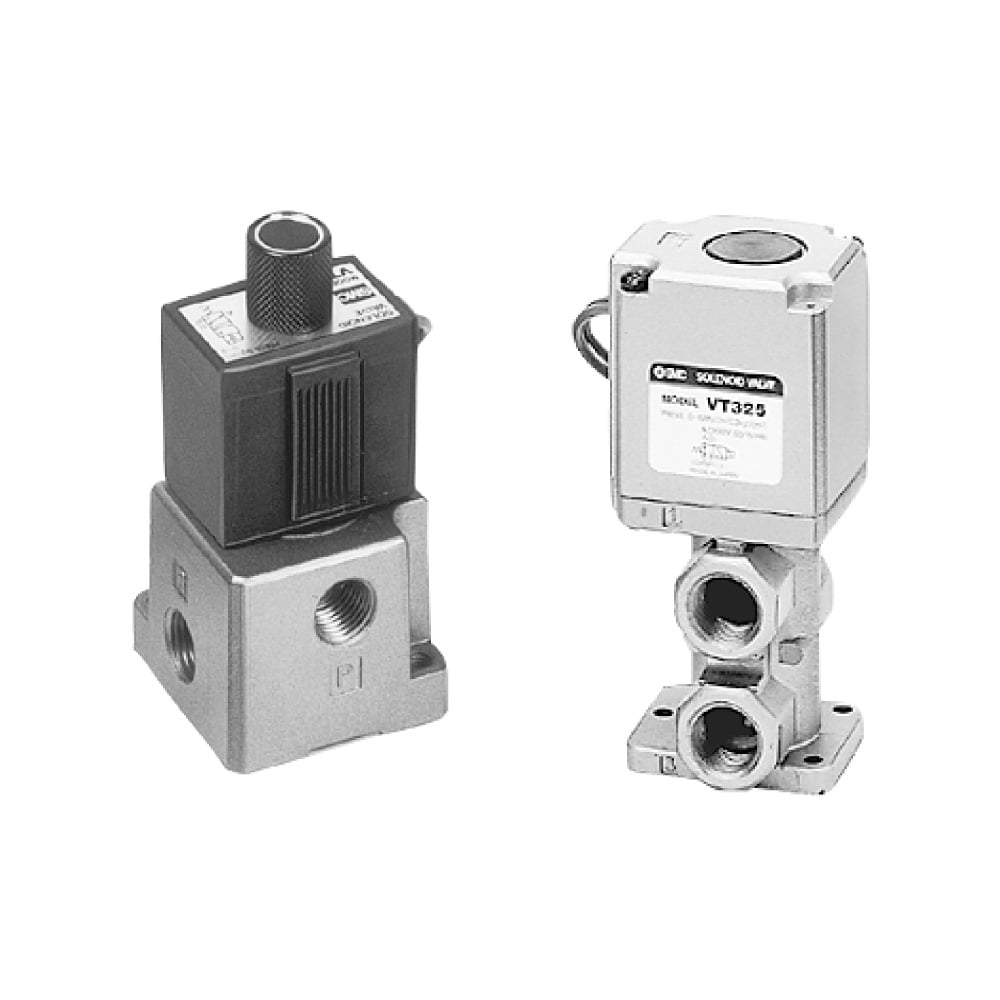 3-Port Solenoid Valve/Direct Operated Poppet Type VT317/325