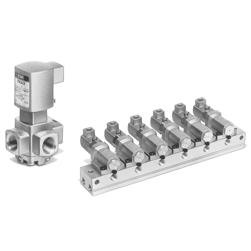 Direct Air Operated 3-Port Valve VXA3