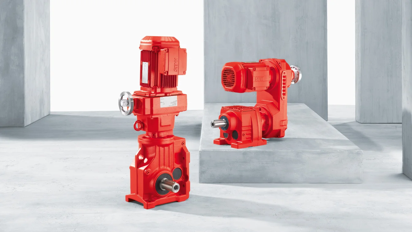Variable-speed gearmotors