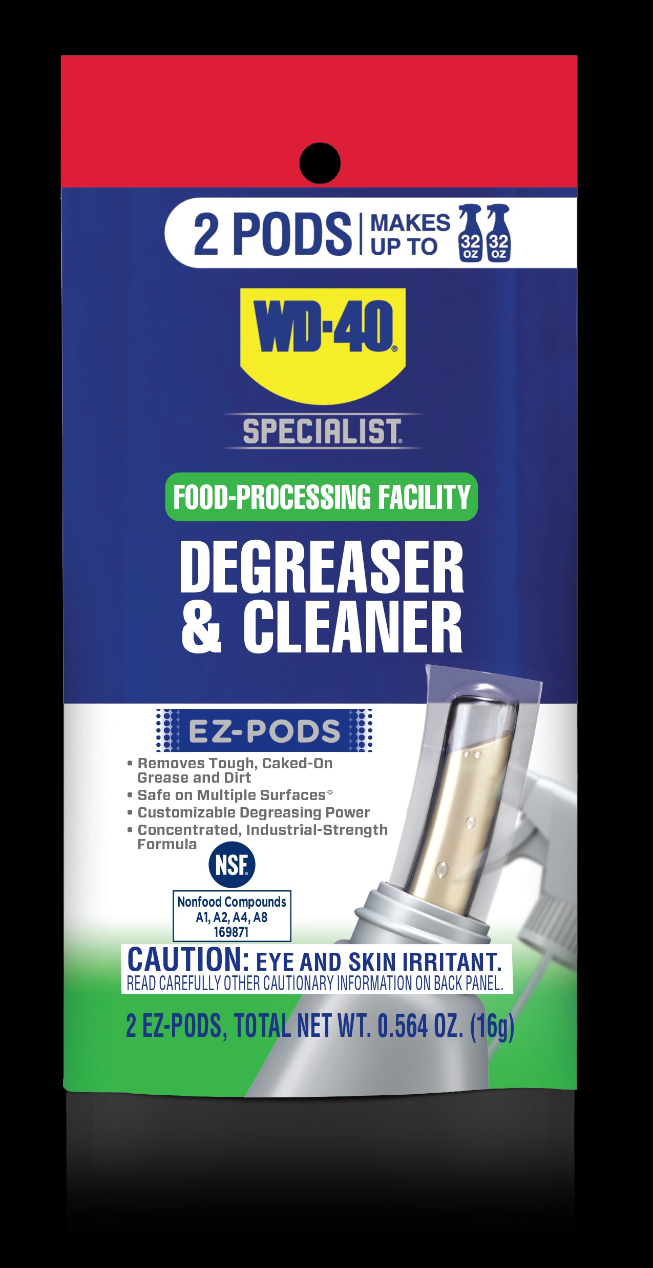 WD-40 Specialist® Food-Processing Facility Degreaser & Cleaner EZ-PODS