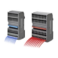 XW6T Common Terminal Blocks with Visible Indicators