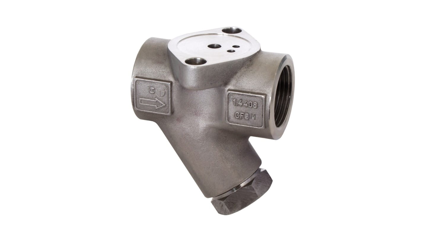 Steam traps for universal connectors with swivel connection