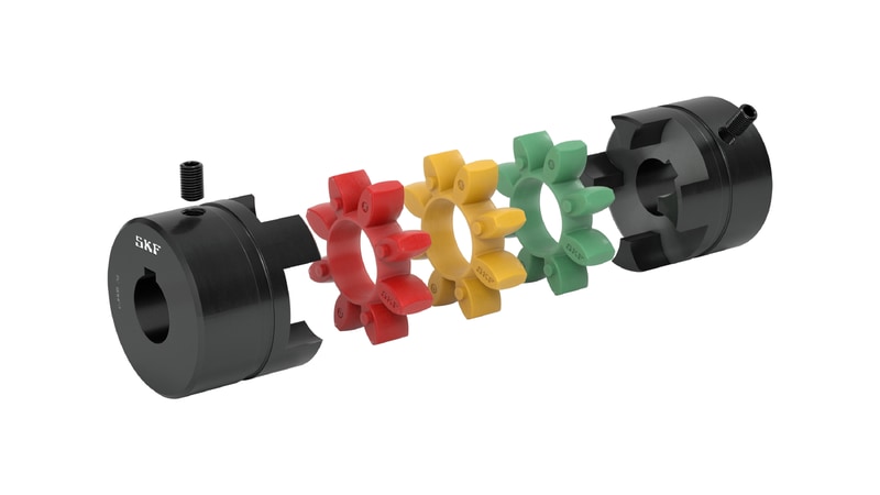 High torque curved jaw couplings