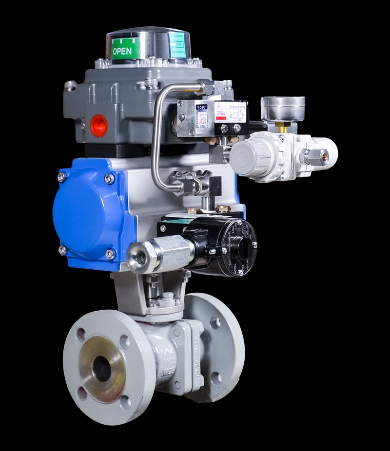 SN53/54 Series Metal Seal O-type Ball Valve